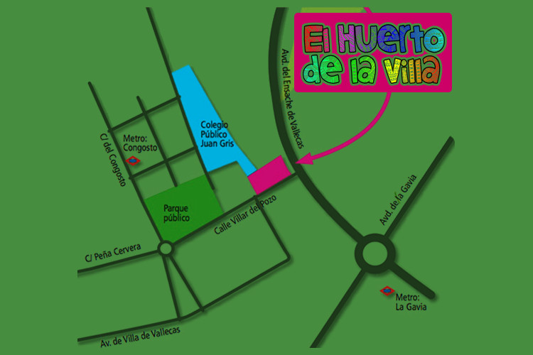 Plano Huerto de la Villa Vallecas
