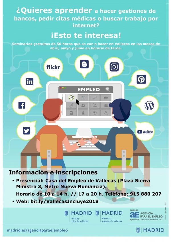 Manejo Internet Vallecas