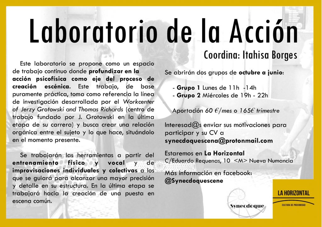 Laboratorio de la acción La Horizontal Vallecas