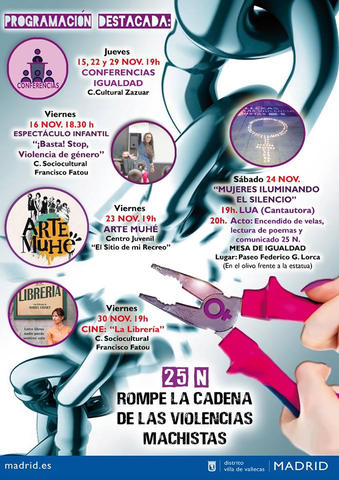 rompe la cadena, 25N