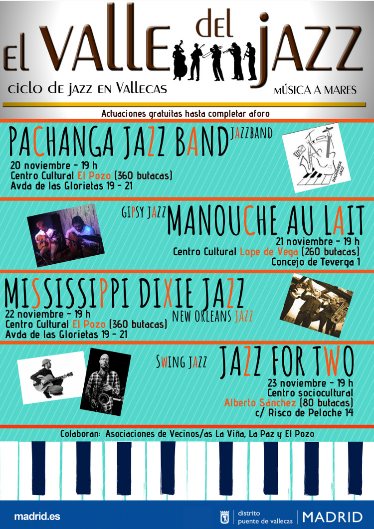 Cartel Valle del Jazz 2018_VALLECAS