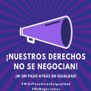 Ni un paso atrás en IGUALDAD (15 de enero)