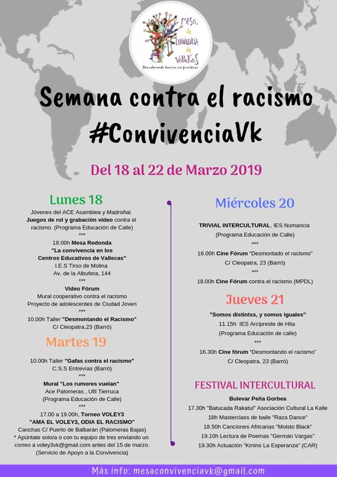 Semana contra el racismo Vallecas