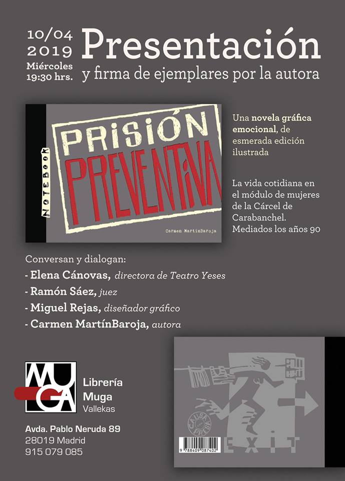 Prisión preventiva Librería Muga Vallecas