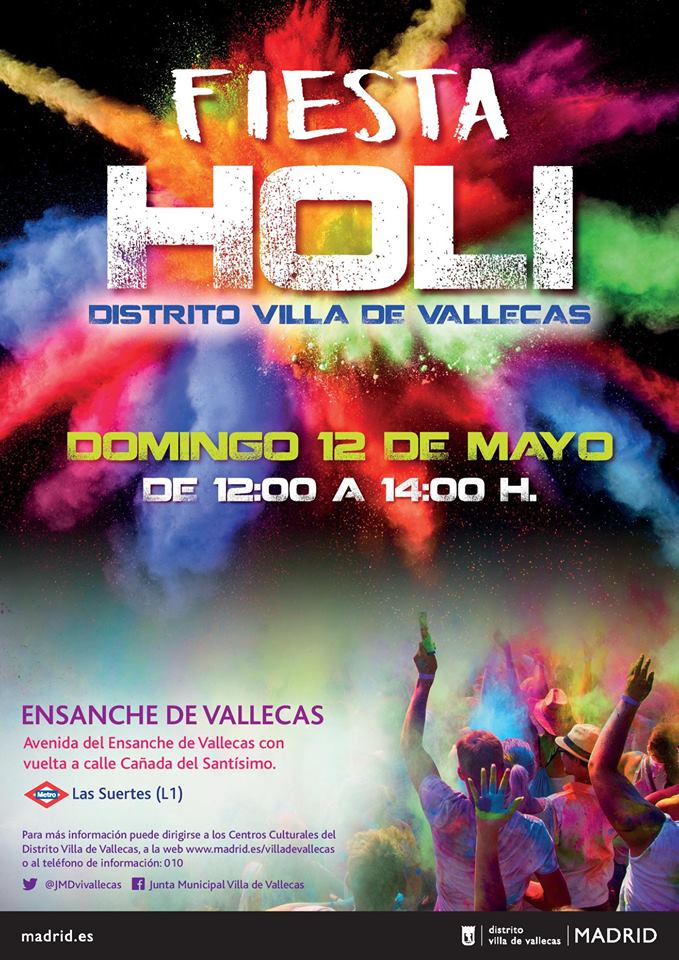Fiesta Holi Villa de Vallecas