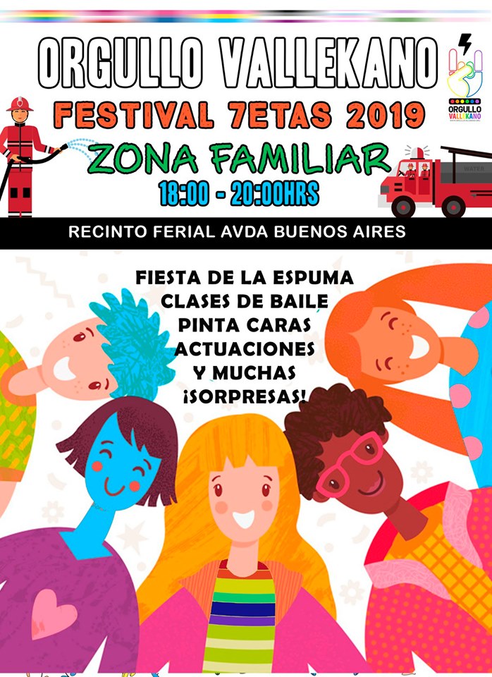 Zona Infantil 7etas Orgullo Vallekano 2019