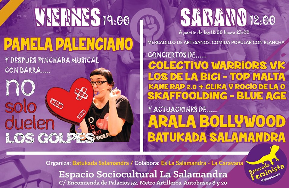 Festival Batukada feminista salamandra Vallecas