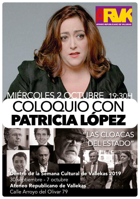 Cloacas del estado Patricia López Ateneo Republicano Vallecas 