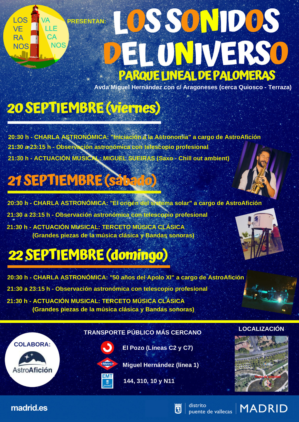 LOS SONIDOS DEL UNIVERSO - VERANOS P. VALLECAS.