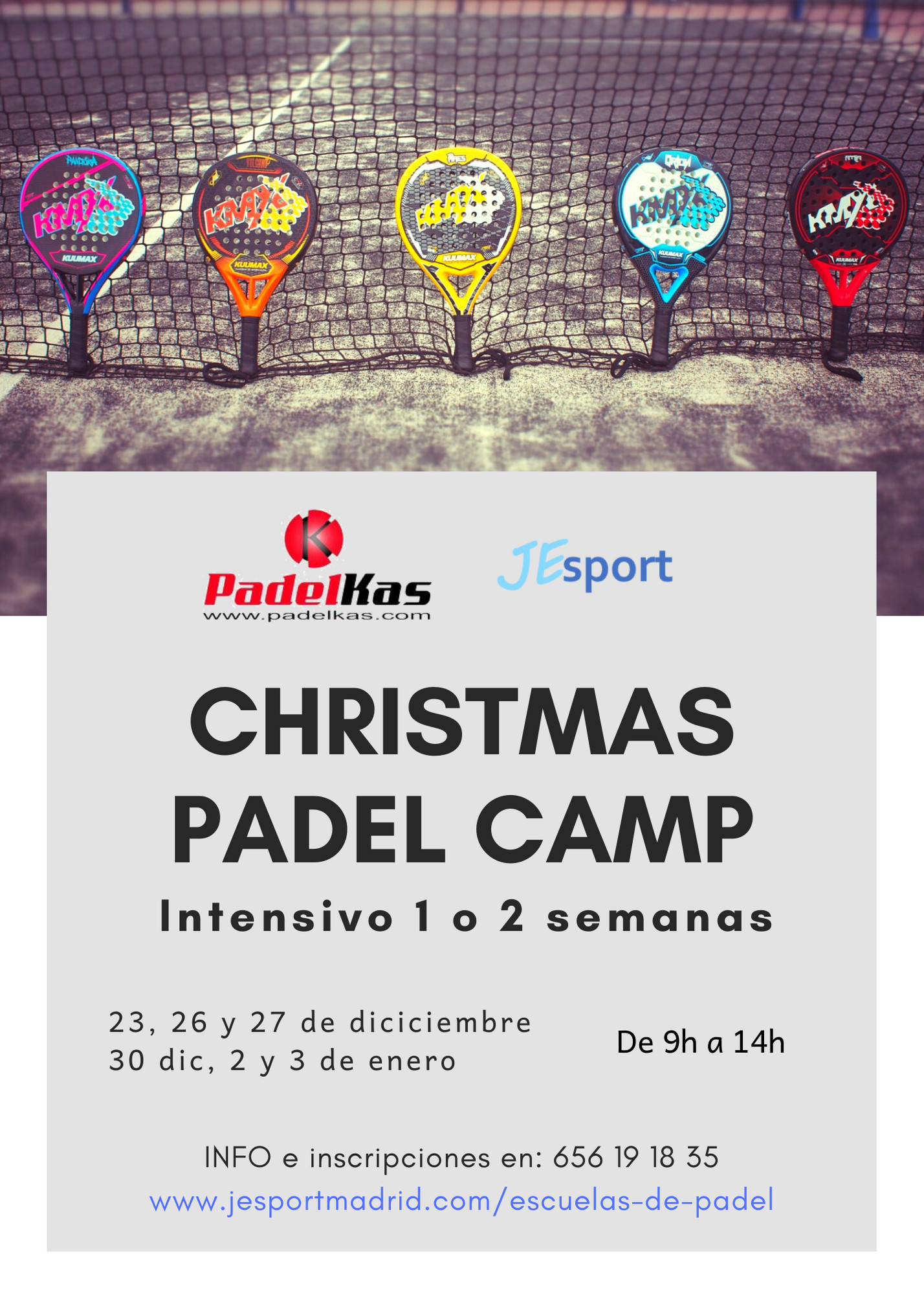 CARTEL PADELKAS Jesport Madrid