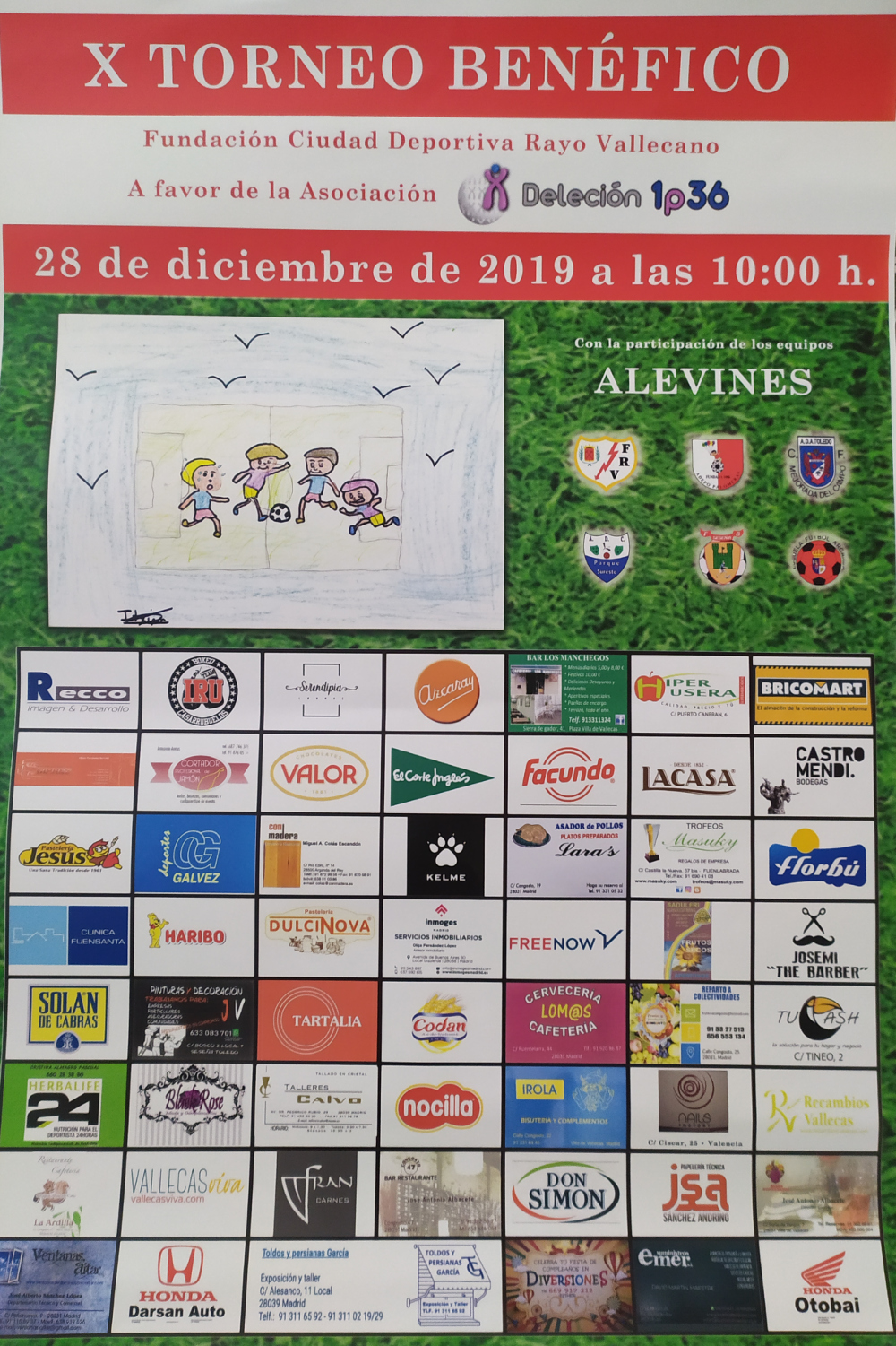 TORNEO BENEFICO RAYO VALLECANO 2019 NAVIDAD VALLECAS