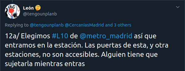 2019. Odisea de un viaje en silla de ruedas por el transporte público de Madrid