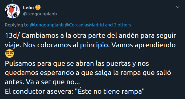 2019. Odisea de un viaje en silla de ruedas por el transporte público de Madrid