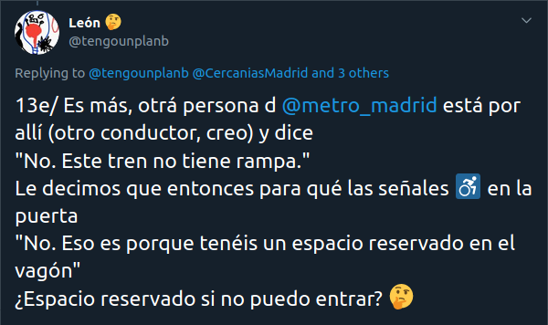 2019. Odisea de un viaje en silla de ruedas por el transporte público de Madrid
