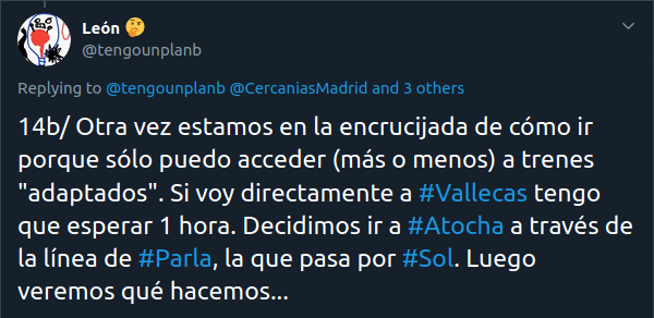 2019. Odisea de un viaje en silla de ruedas por el transporte público de Madrid