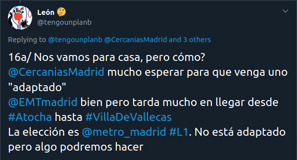 2019. Odisea de un viaje en silla de ruedas por el transporte público de Madrid