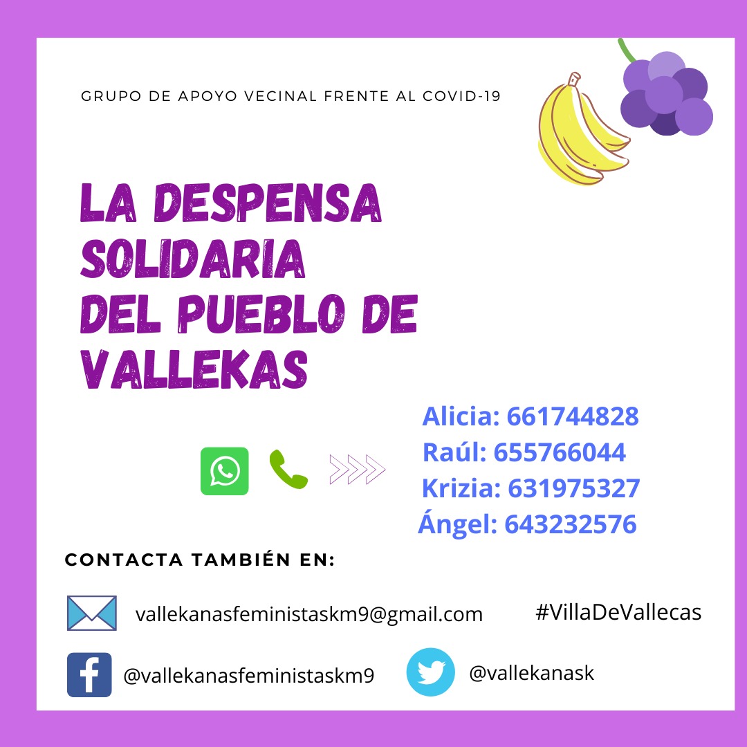 Despensa solidaria Vallecas