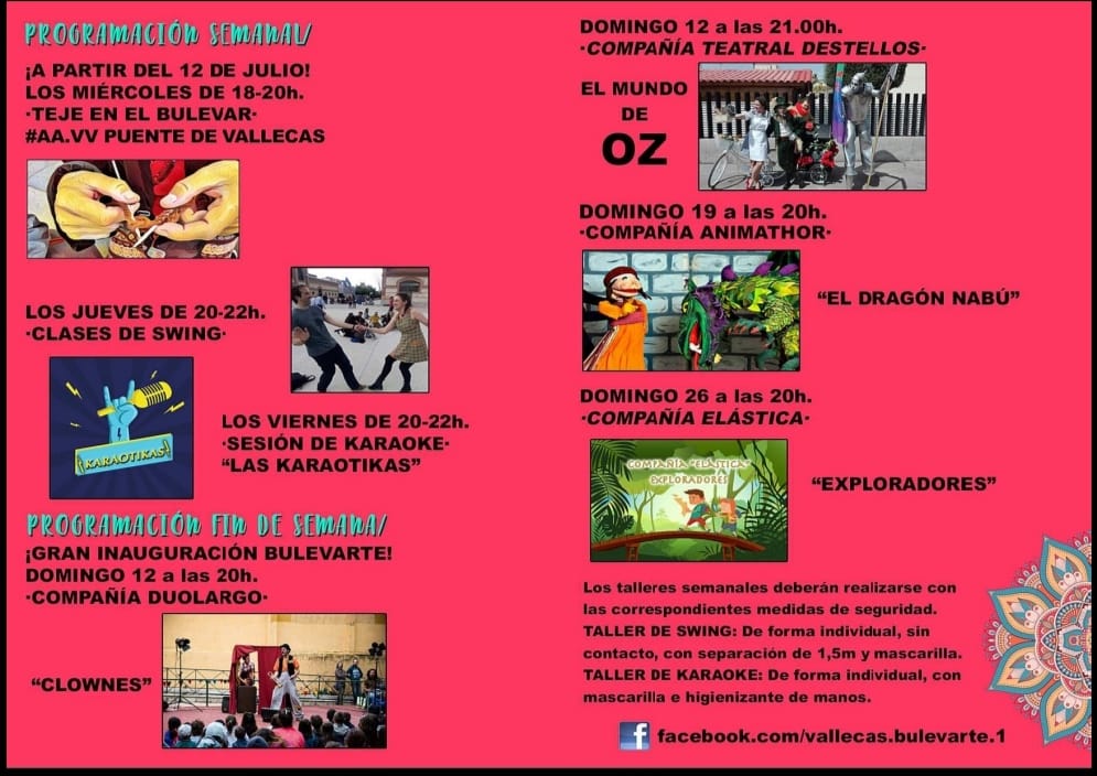 Bulevarte Julio 2020 Vallecas
