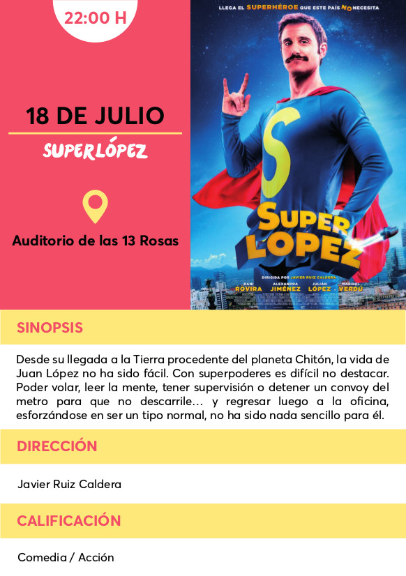 Superlopez cine verano Vallecas