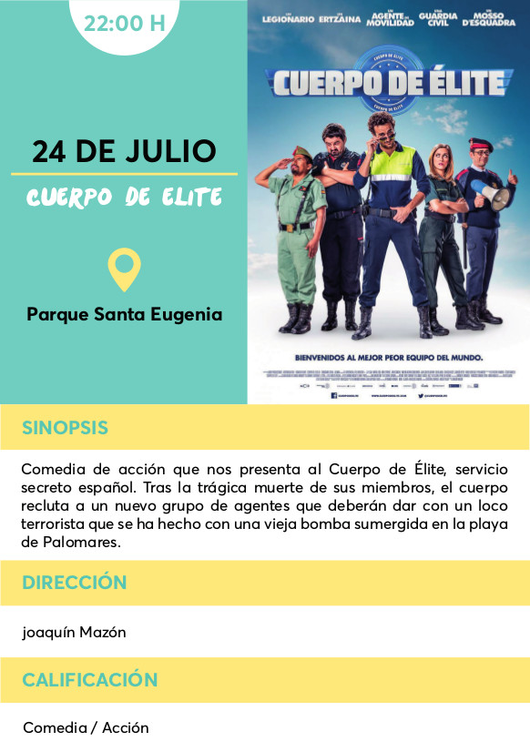 cuerpo de elite cine verano Vallecas