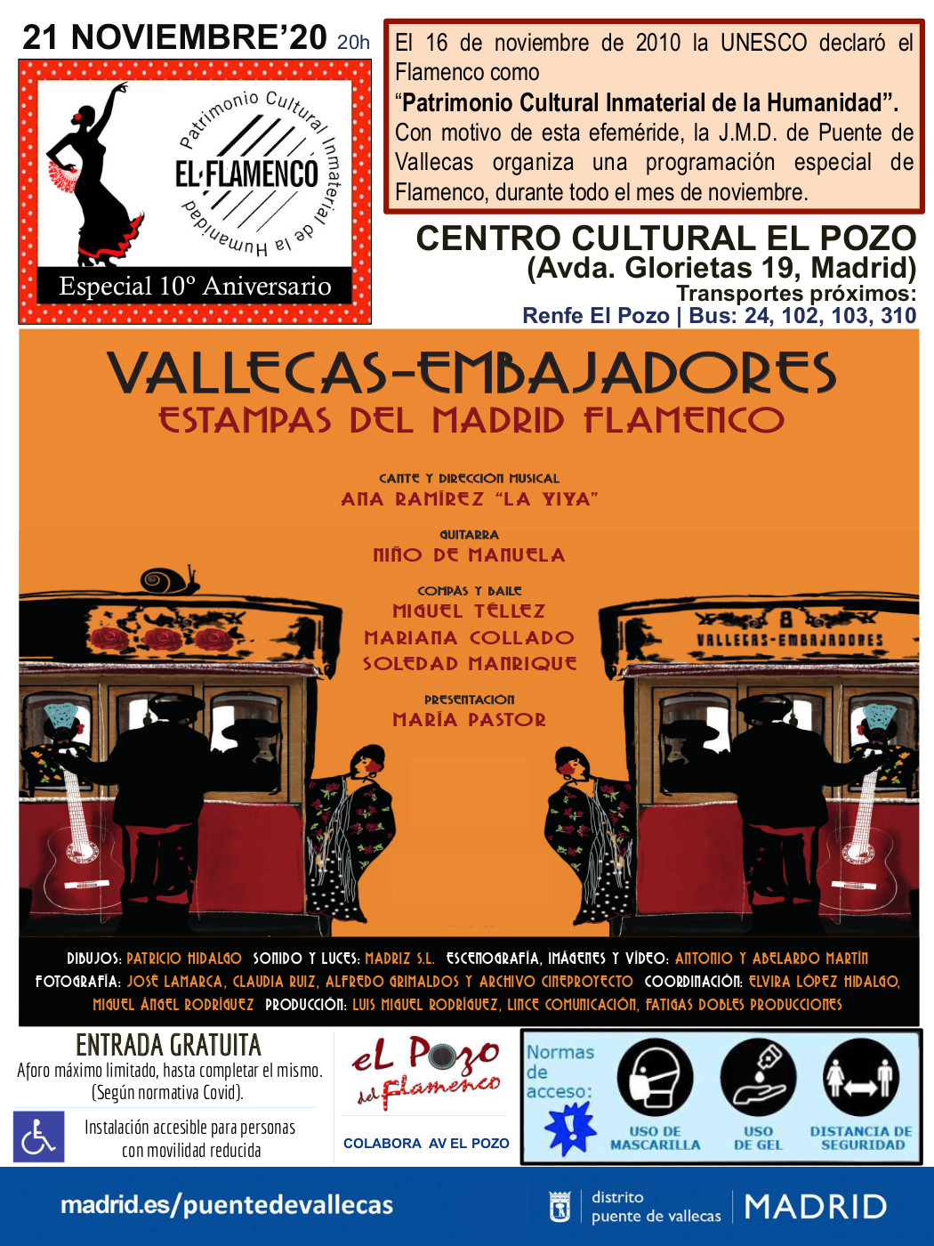 21´Noviembre - ESTAMPAS DEL MADRID FLAMENCO - Ciclo EL POZO DEL FLAMENCO_Vallecas