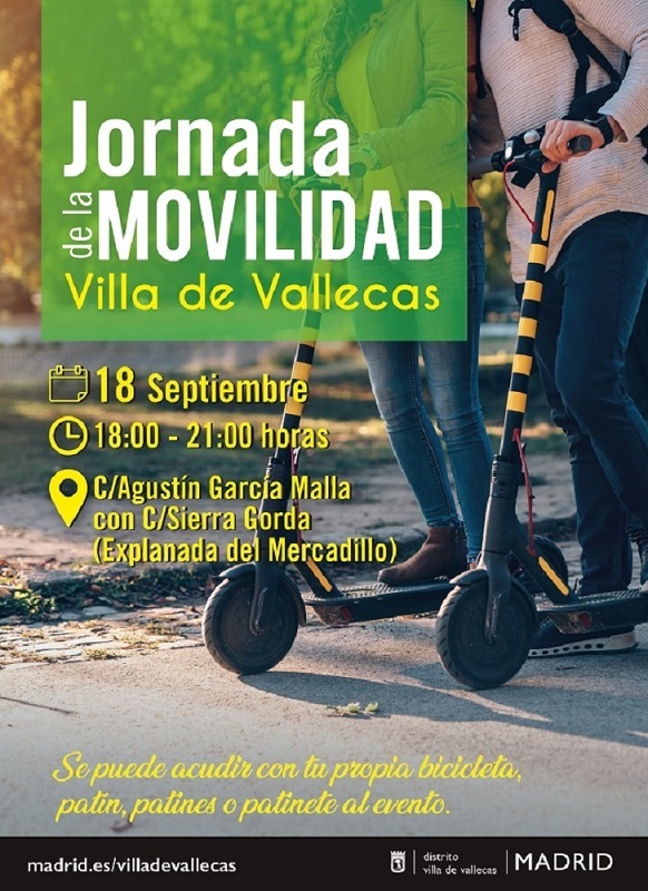 Movilidad sostenible en Villa de Vallecas