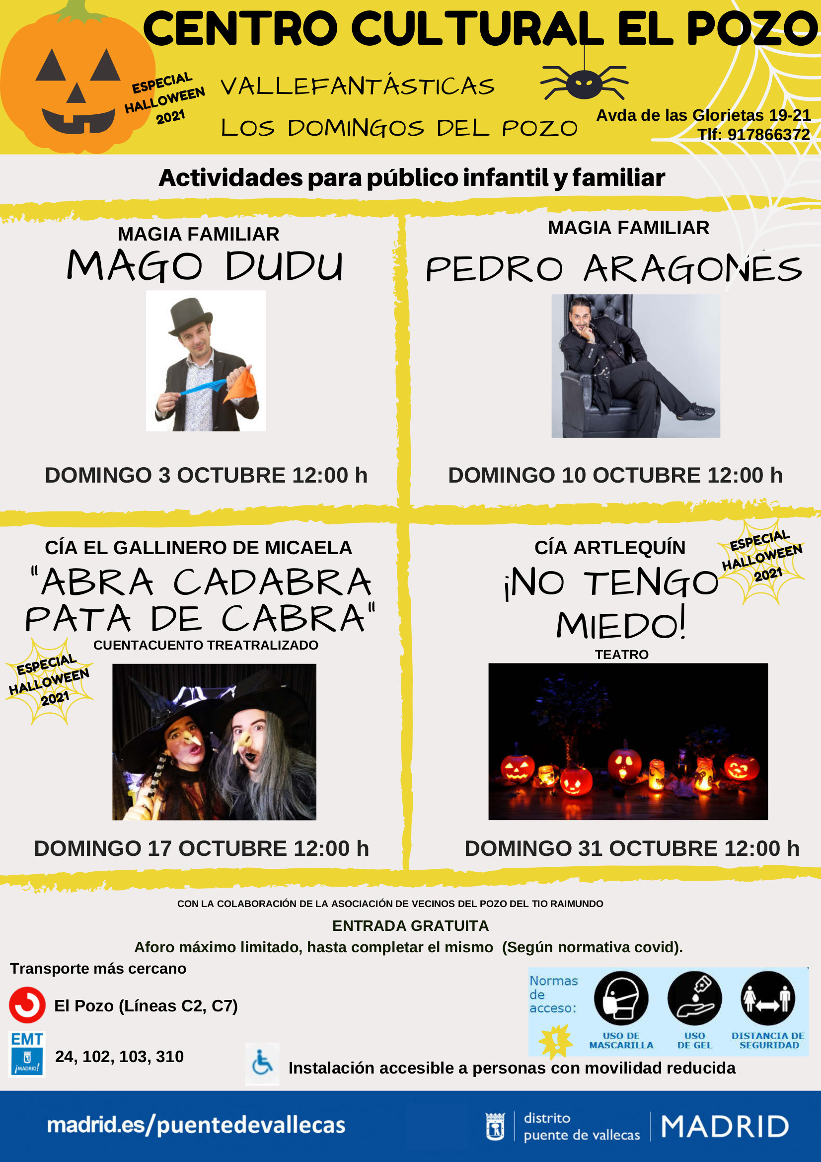 vallefantasticas octubre halloween Vallecas