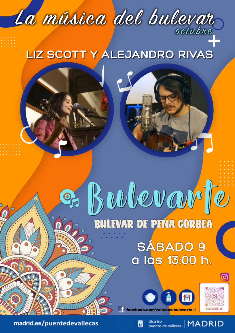 Lizz Scott y alejandro Rivas concierto Bulevarte Vallecas