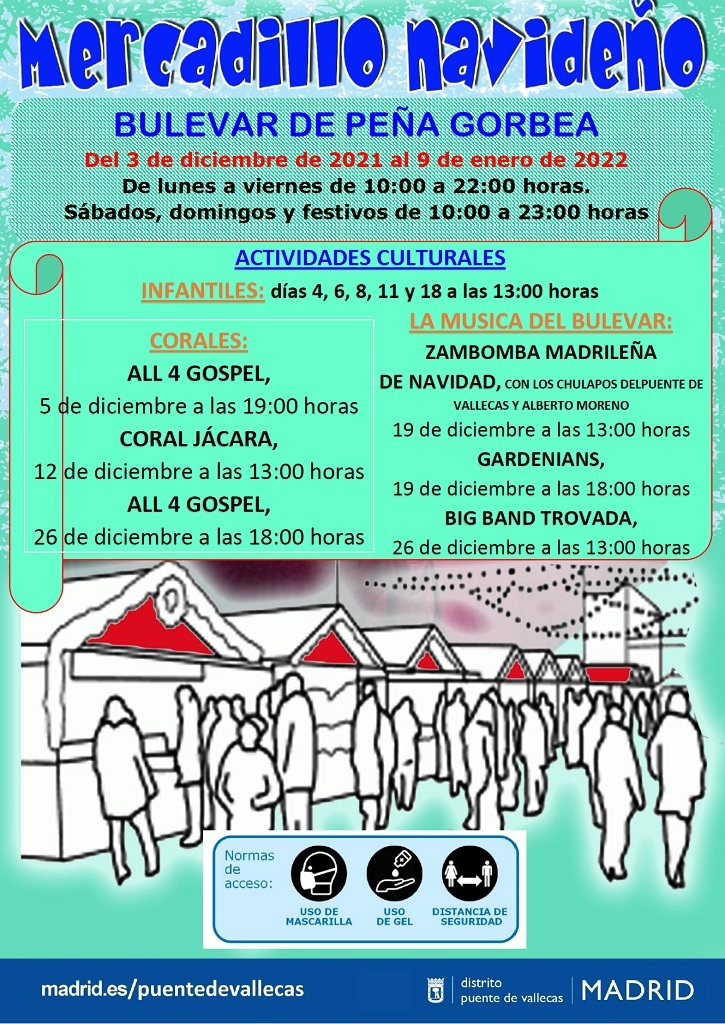 Mercadillo NAvidad PuenteVallecas