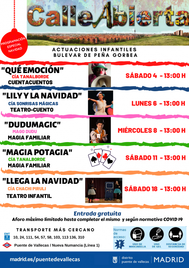 callea bierta diciembre Vallecas