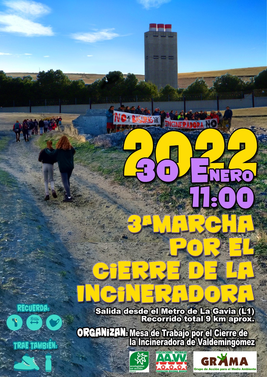 MArcha cierre Valdemingómez Vallecas