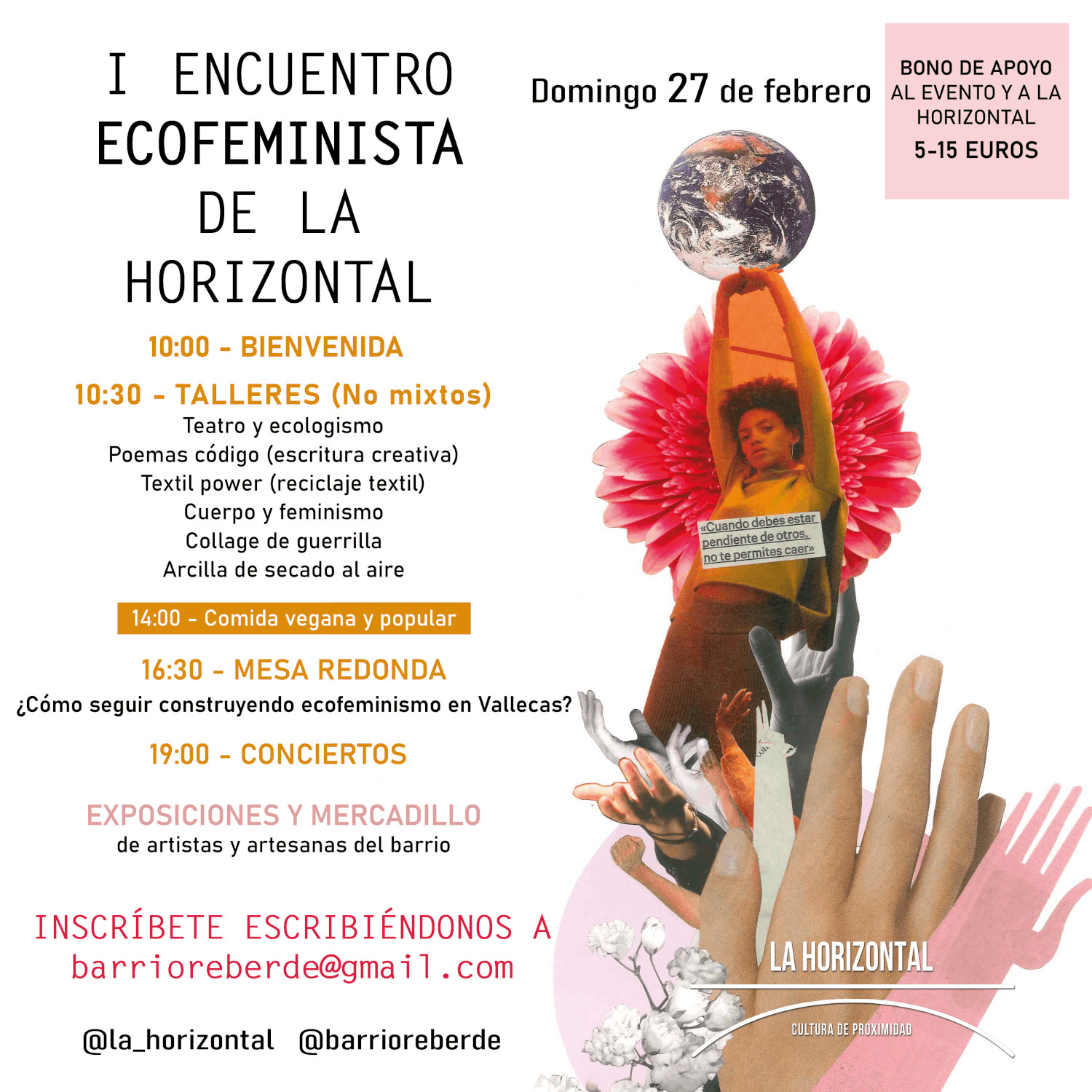 Encuentro ecofeminista Vallecas La Horizontal