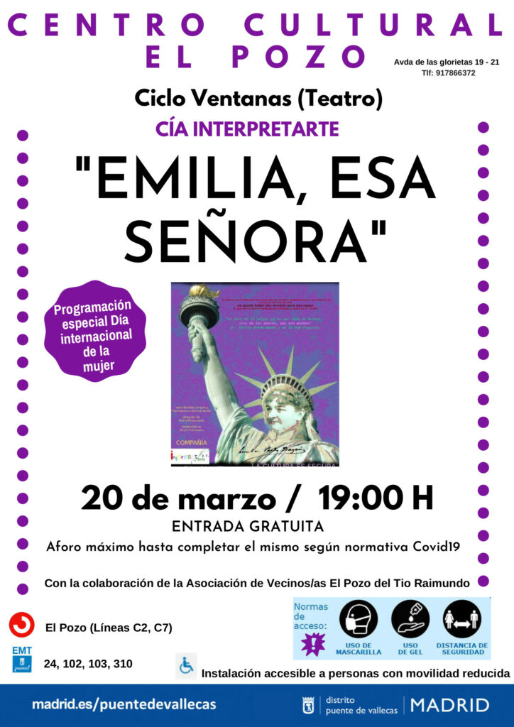 emilia esa señora especial 8M Vallecas