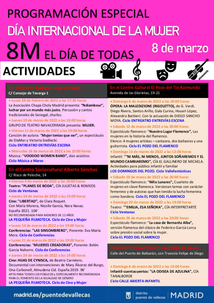 8M mujer Vallecas