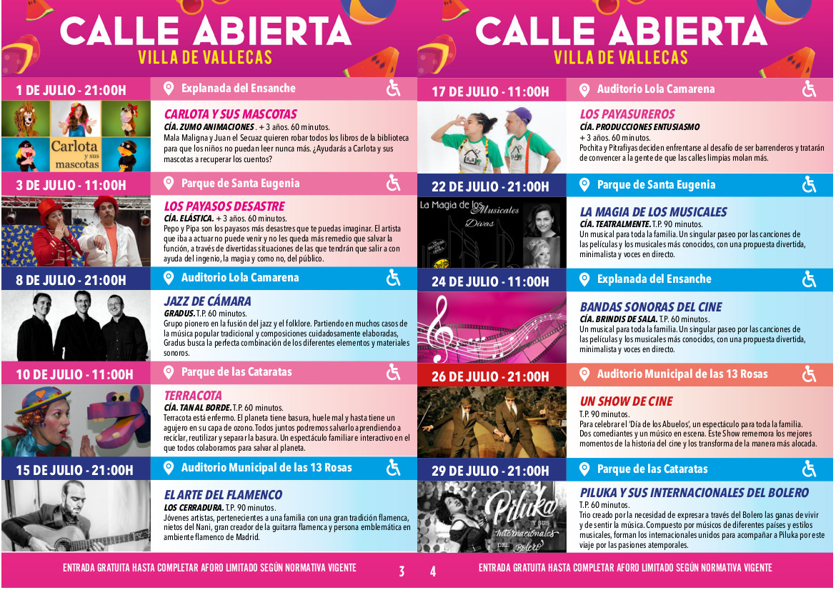 calle abierta julio Vallecas