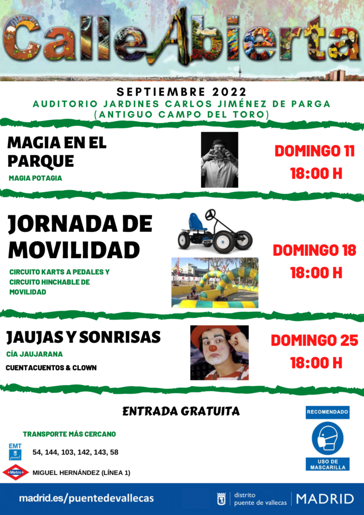 Calle abierta septiembre Vallecas